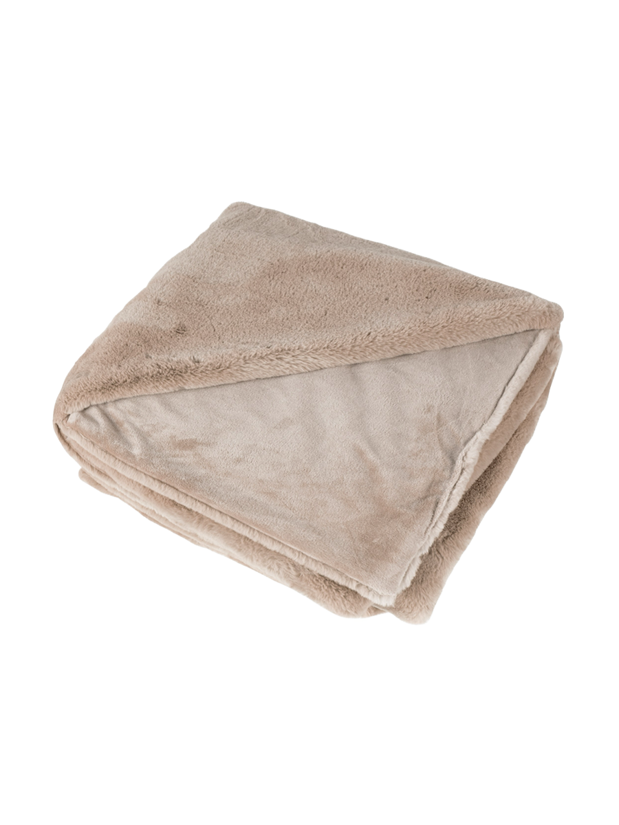 
Hochwertige Kuscheldecke „Heaven“ 150 x 200 cm, Light Taupe