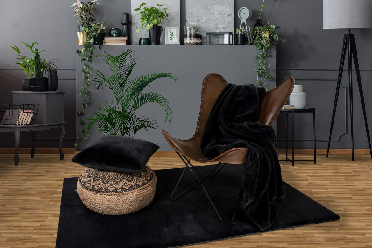 
Hochwertige Kuscheldecke „Heaven“ 150 x 200 cm, Schwarz