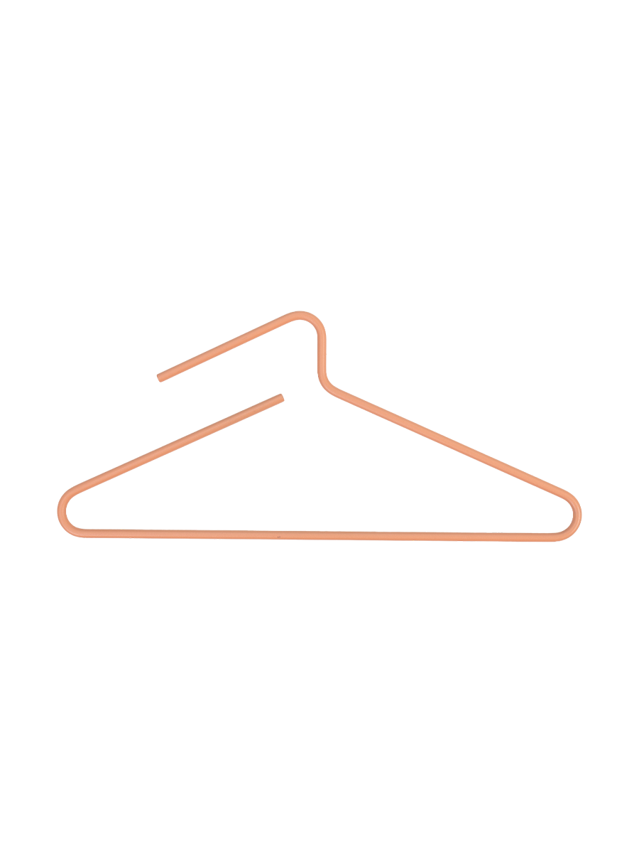 
Design Metall-Kleiderbügel „Hang-on“, 5er-Set - Clay Terra