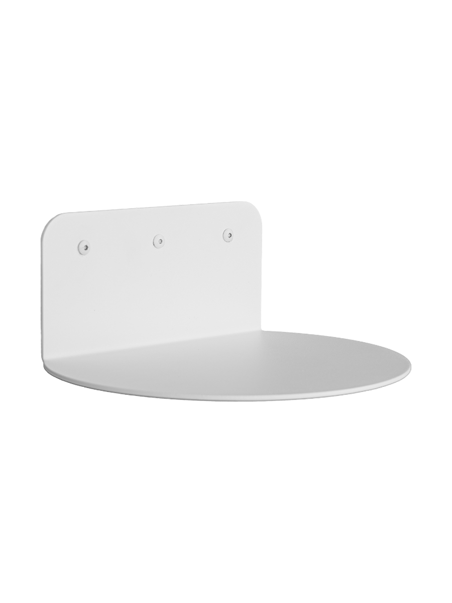 
"Flex" Wall Shelf & Nightstand Design - White