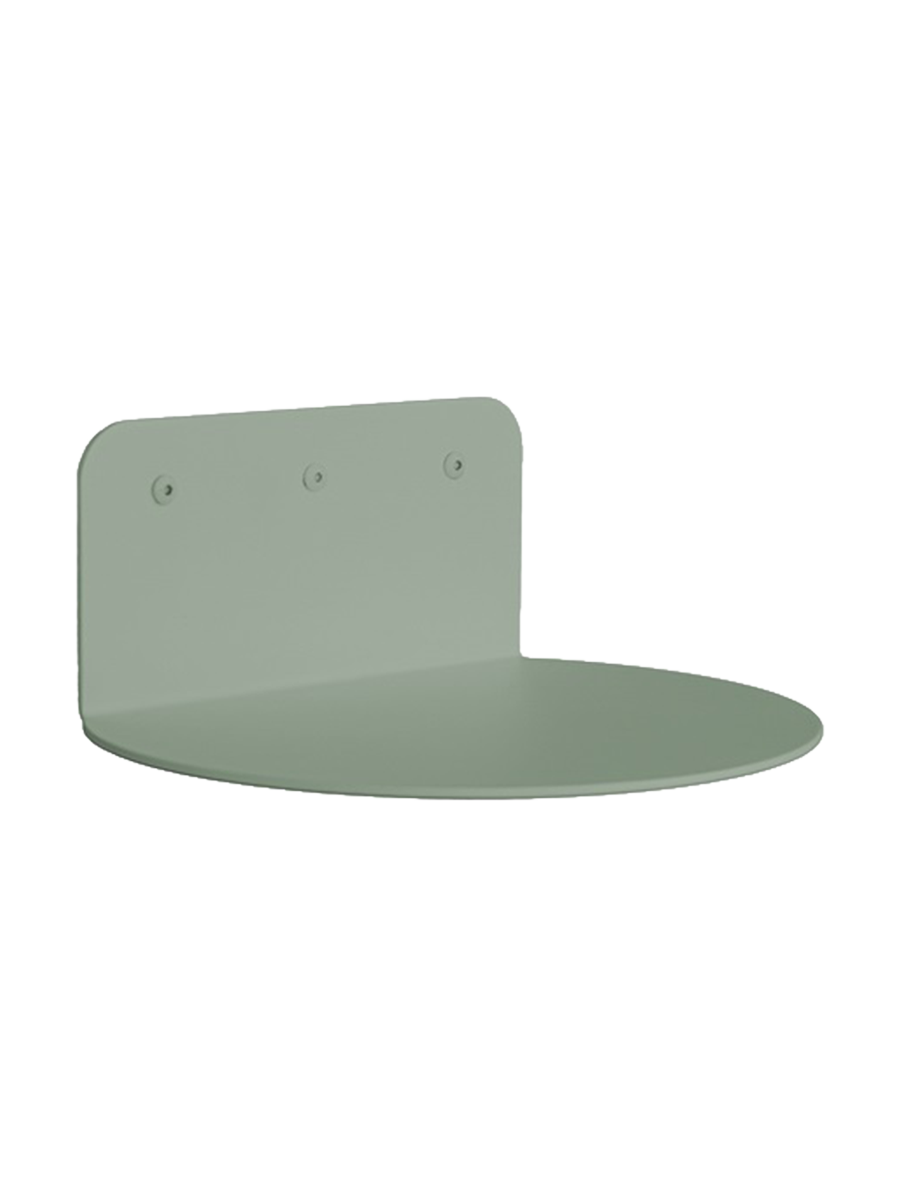 
"Flex" Wall Shelf & Nightstand Design - Dusty Green