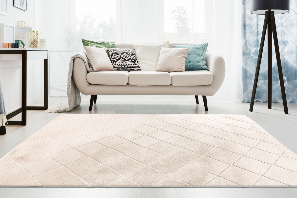 
High-Quality High-Pile Designer Rug "Impulse 600" - Ivory - 200 x 290 cm