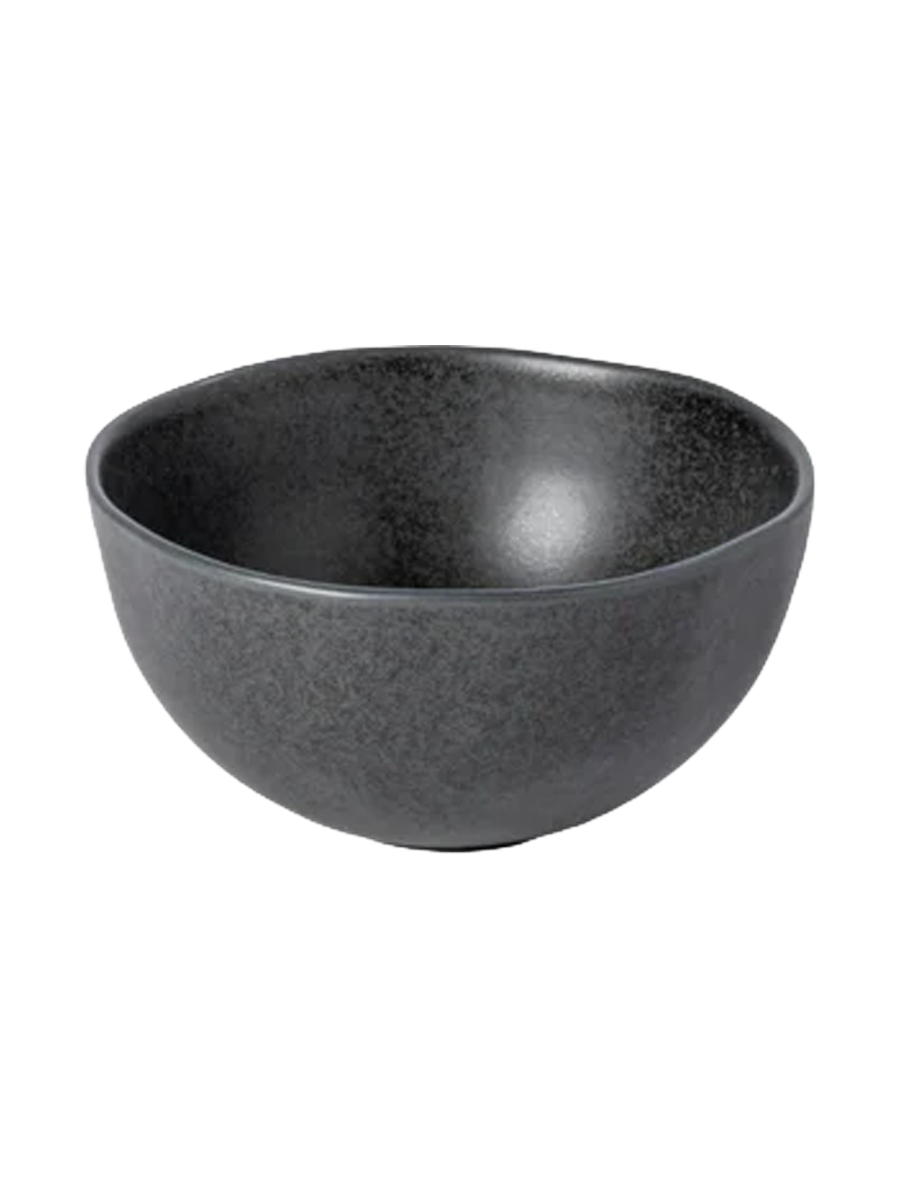
Handcrafted Fruit Bowl "Livia" - Matte black