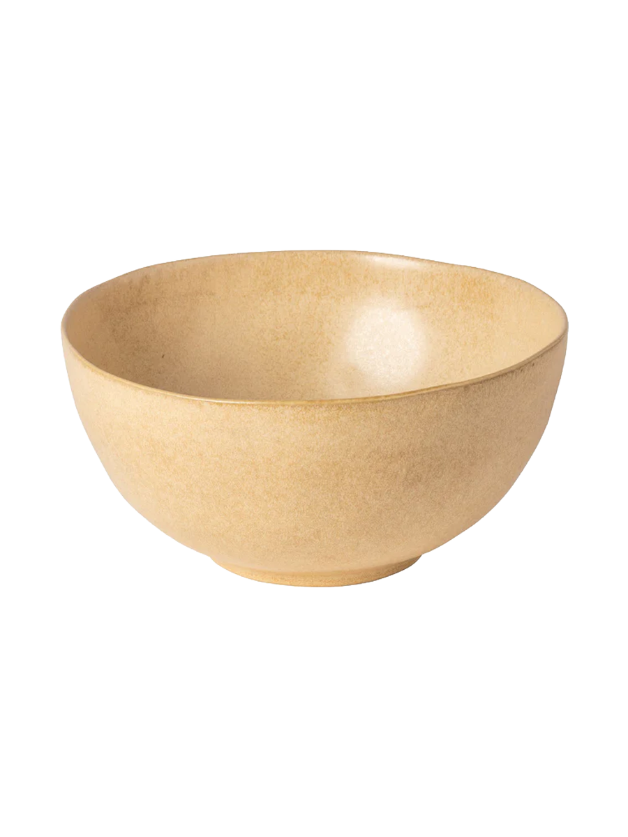 
Handcrafted Salad Bowl "Livia" - Champagne yellow
