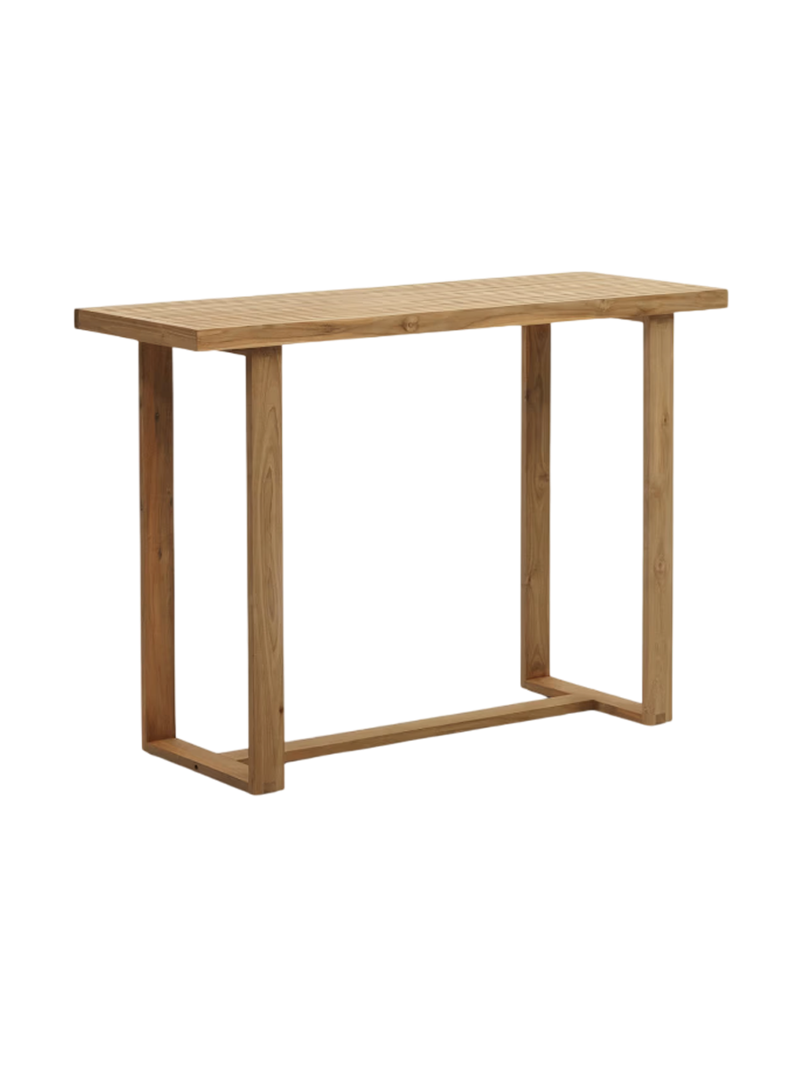 
Large, solid indoor/outdoor bar table "Canadello" made from recycled teak wood