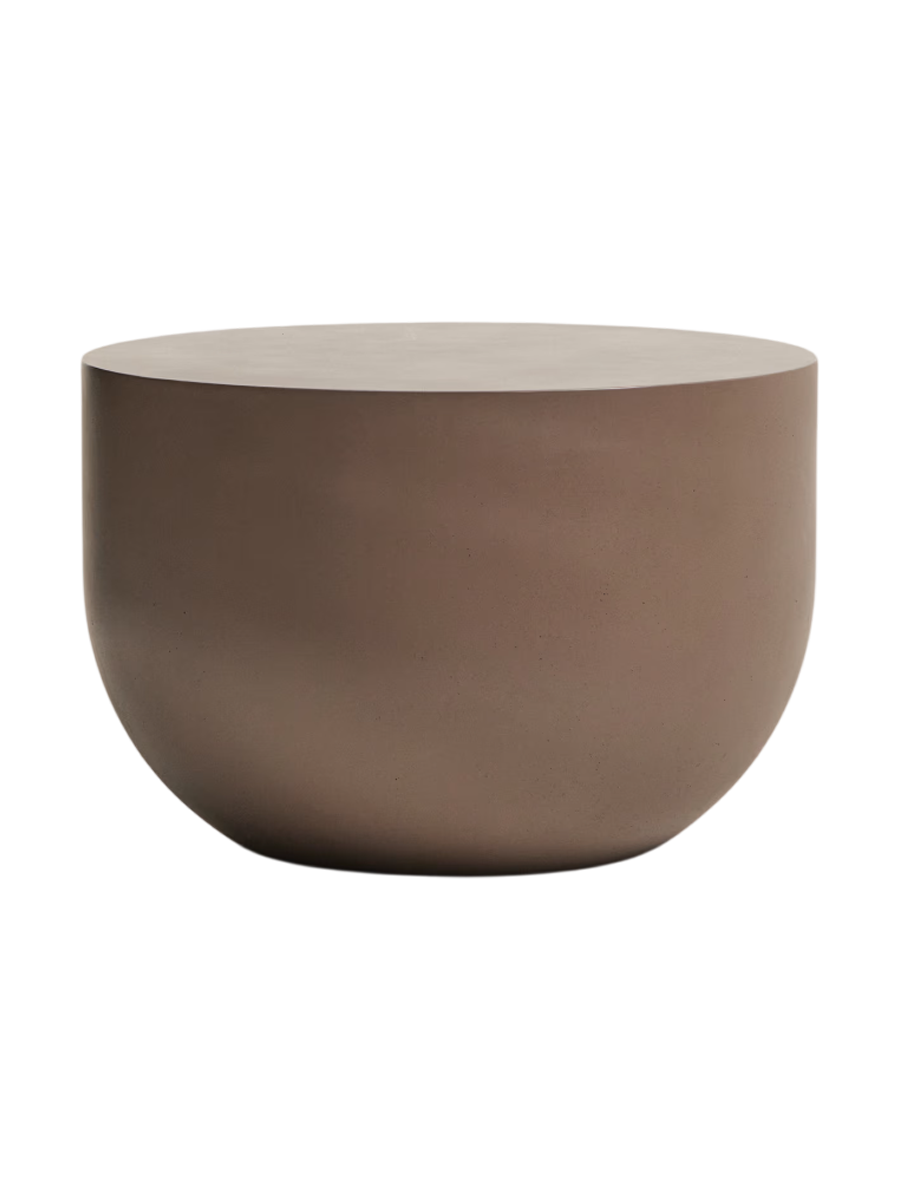 
Round, high-quality outdoor coffee table "Garbeto" - Brown