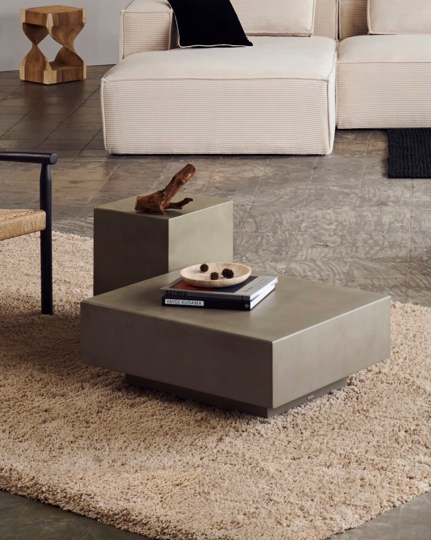 
High-Quality Indoor/Outdoor Coffee Table "Rustello" - Grey