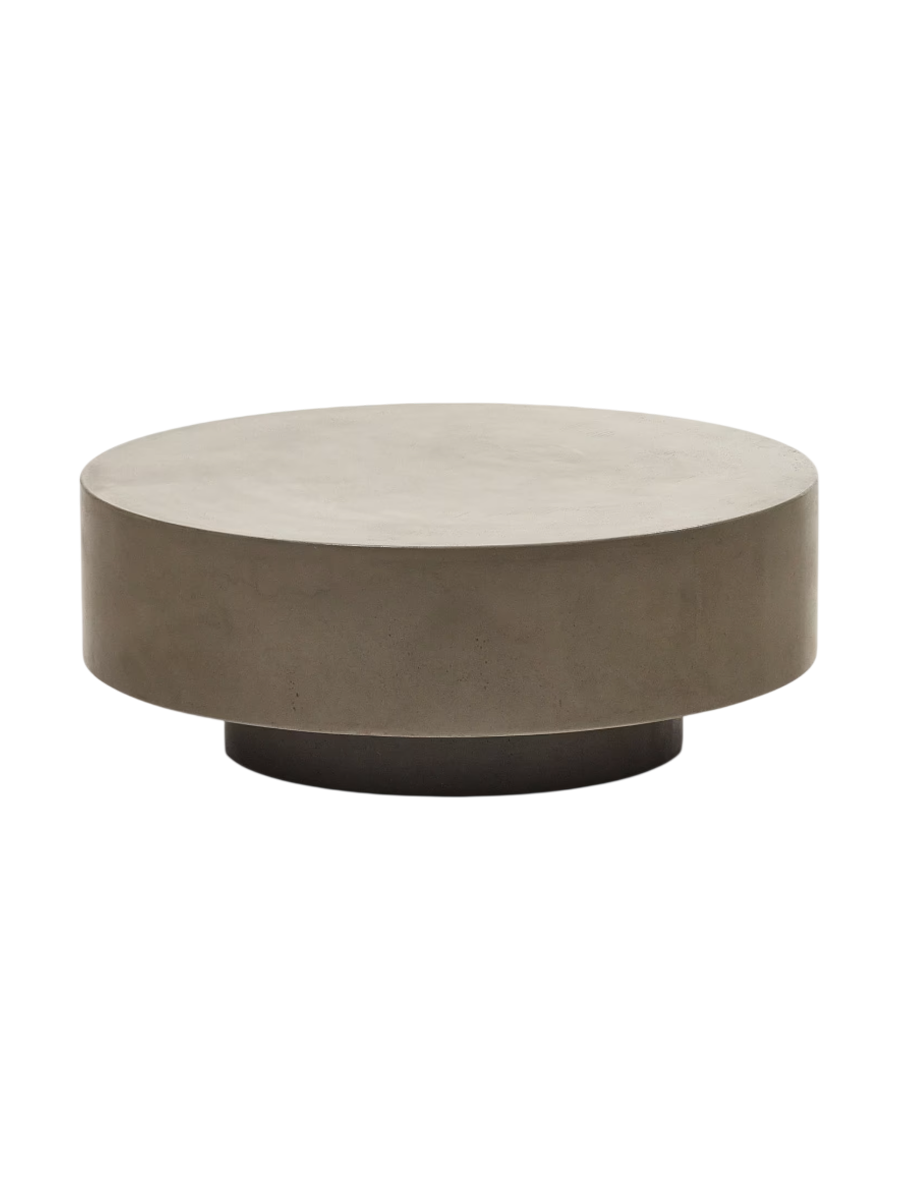 
Round, high-quality outdoor coffee table "Garbeto" - Grey