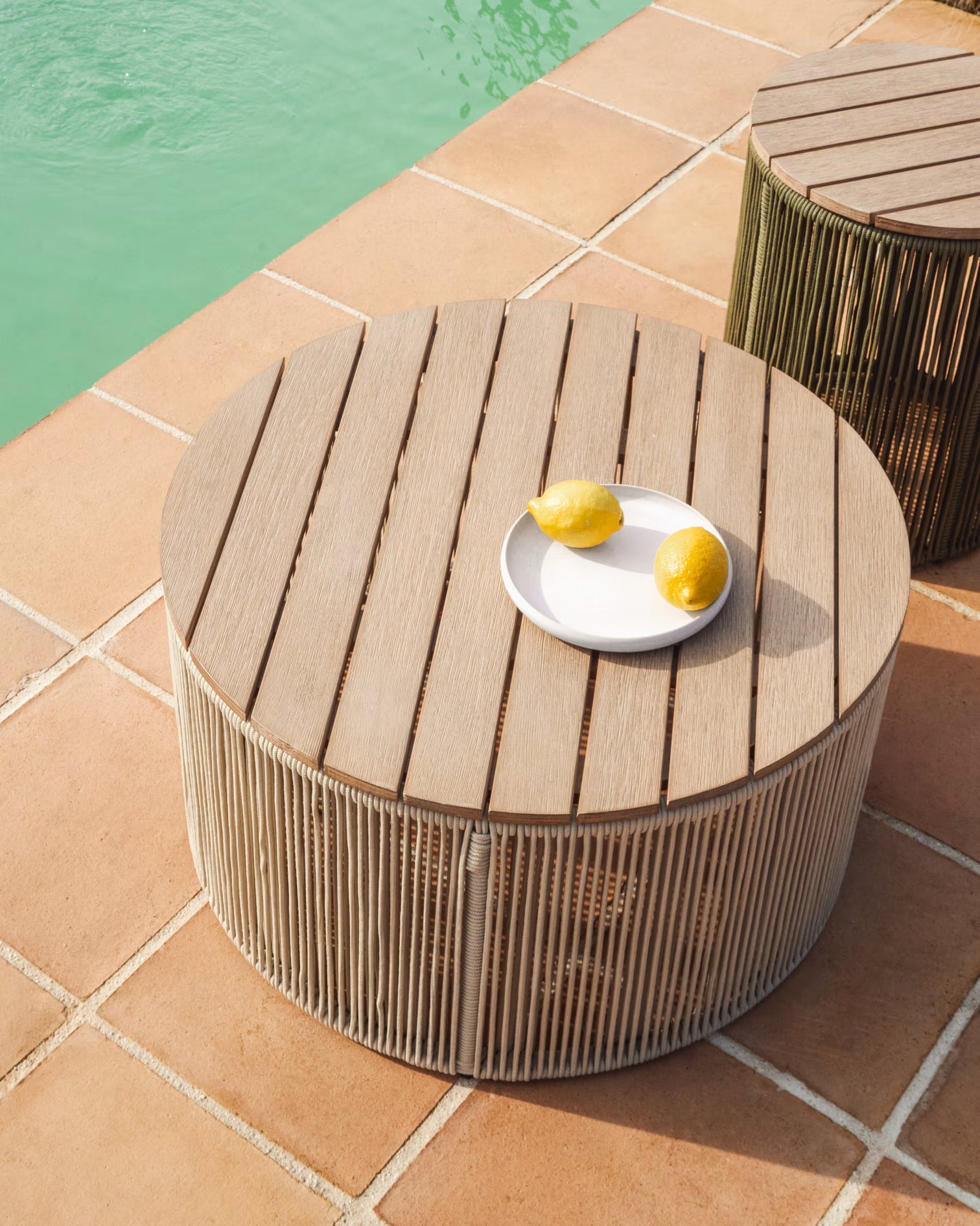 
Outdoor Design Coffee Table "Dandaro", various sizes - Ercu / Ø 70 cm