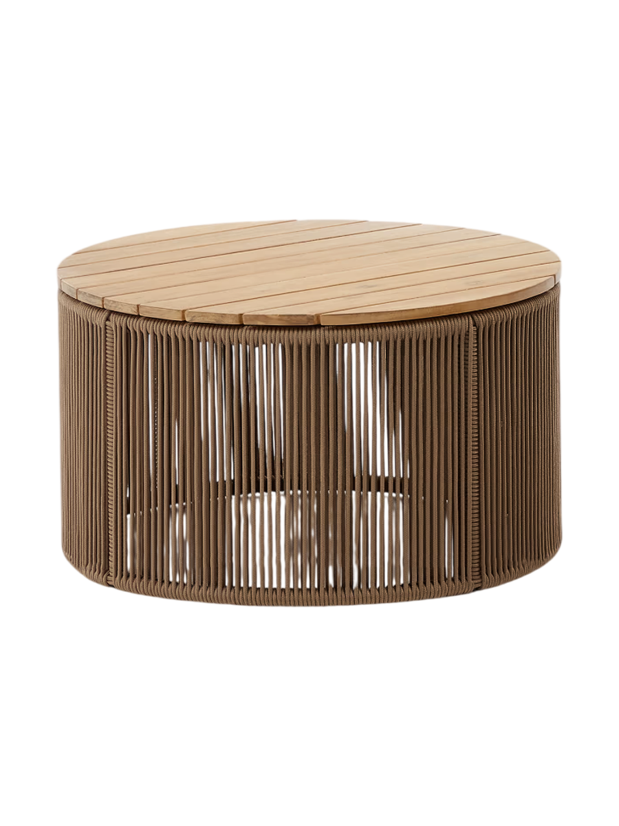 
Outdoor Design Coffee Table "Dandaro", various sizes - Beige / Ø 70 cm