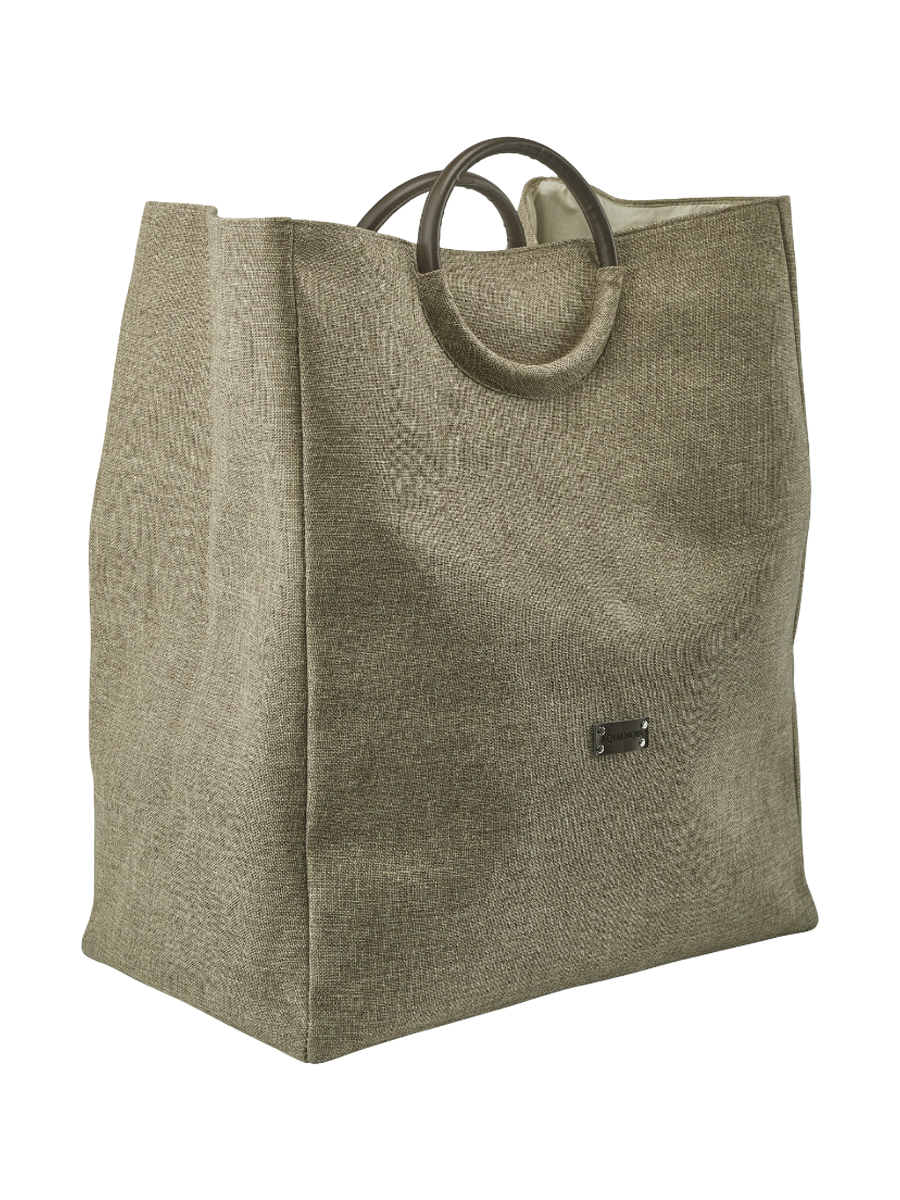 
Panier à linge design « Jada » 50 x 60 cm - Beige