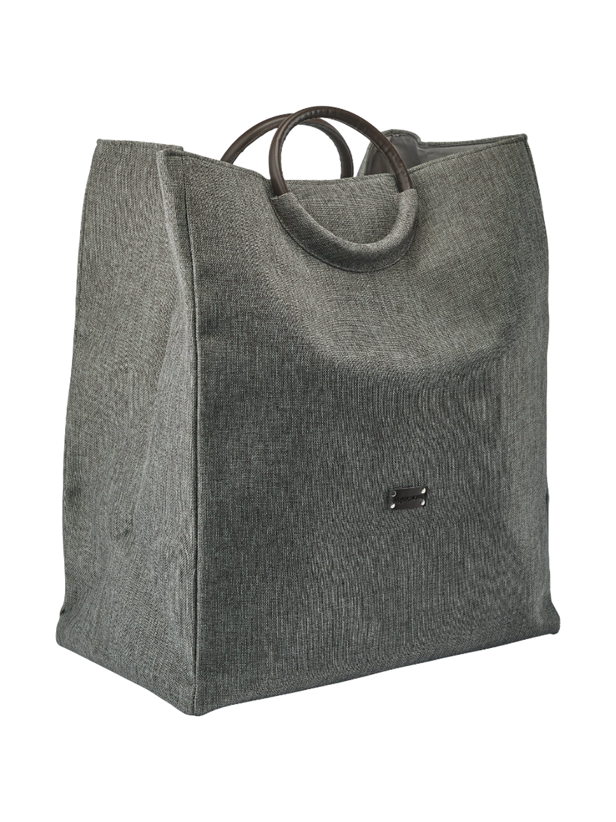 
Panier à linge design « Jada » 50 x 60 cm - Gris
