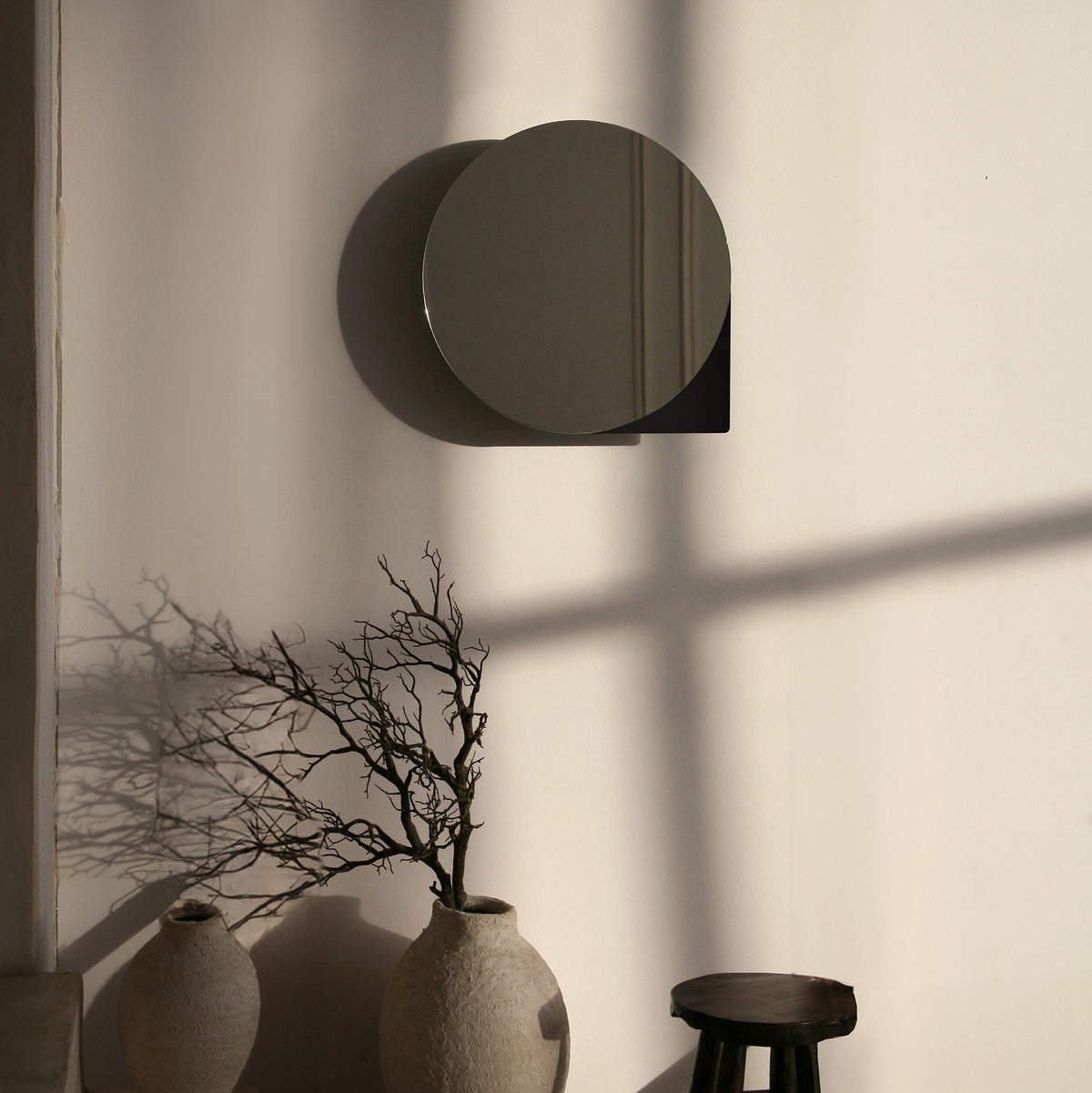 
Armadio a specchio di design „Sonnet S“ - Nero
