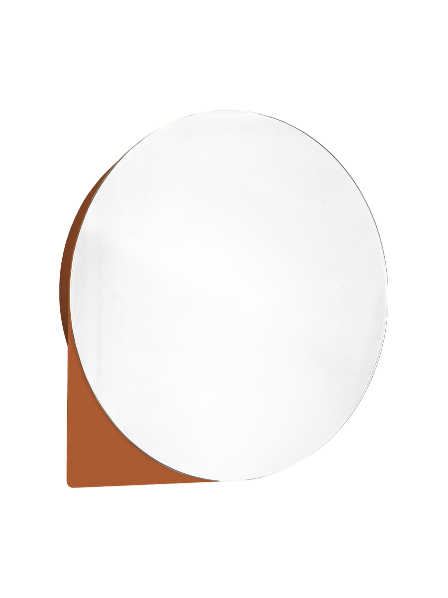 
Designer Mirror Cabinet "Sonnet L" - Tuscan Terra