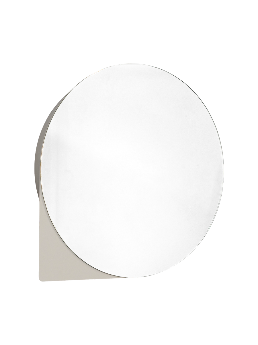 
Designer Mirror Cabinet "Sonnet L" - Silky Taupe