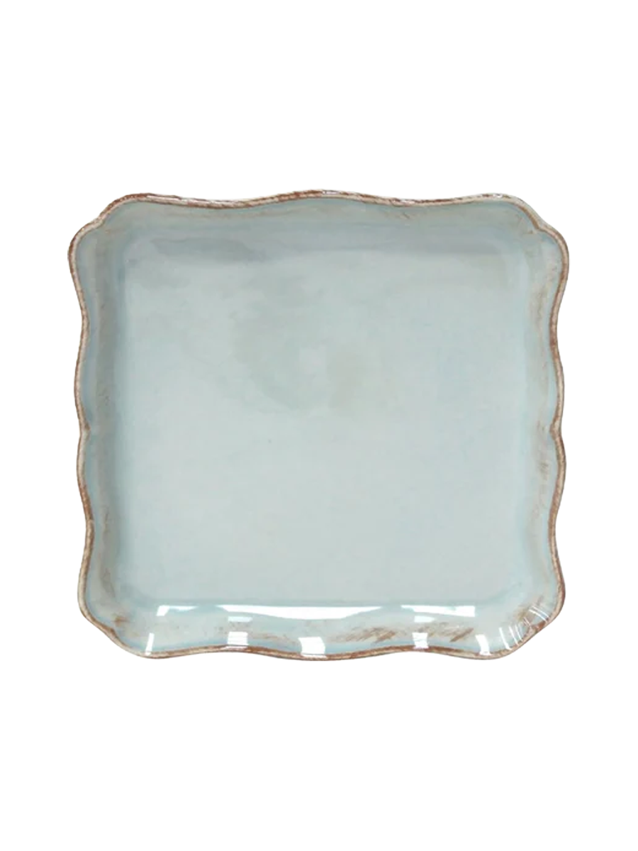 
Handmade Serving Plate "Alentejo" - Turquoise