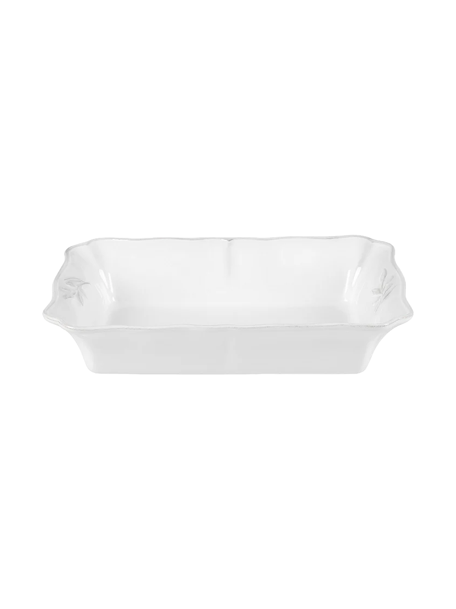 
Handmade Baking Pan "Alentejo" - White / Large, 30 x 22.2 cm