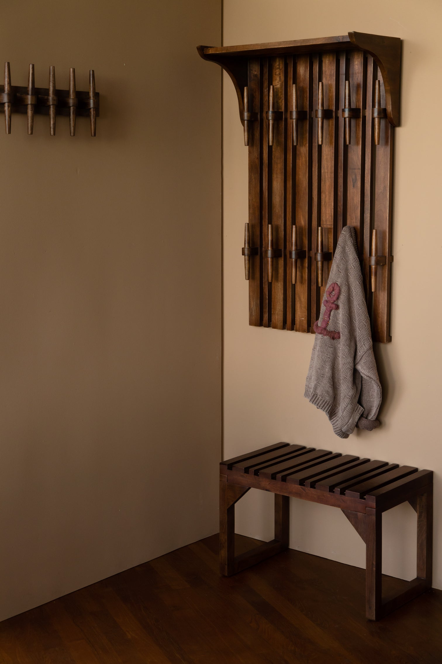 
Handmade Designer Wall Coat Rack "Jakub"