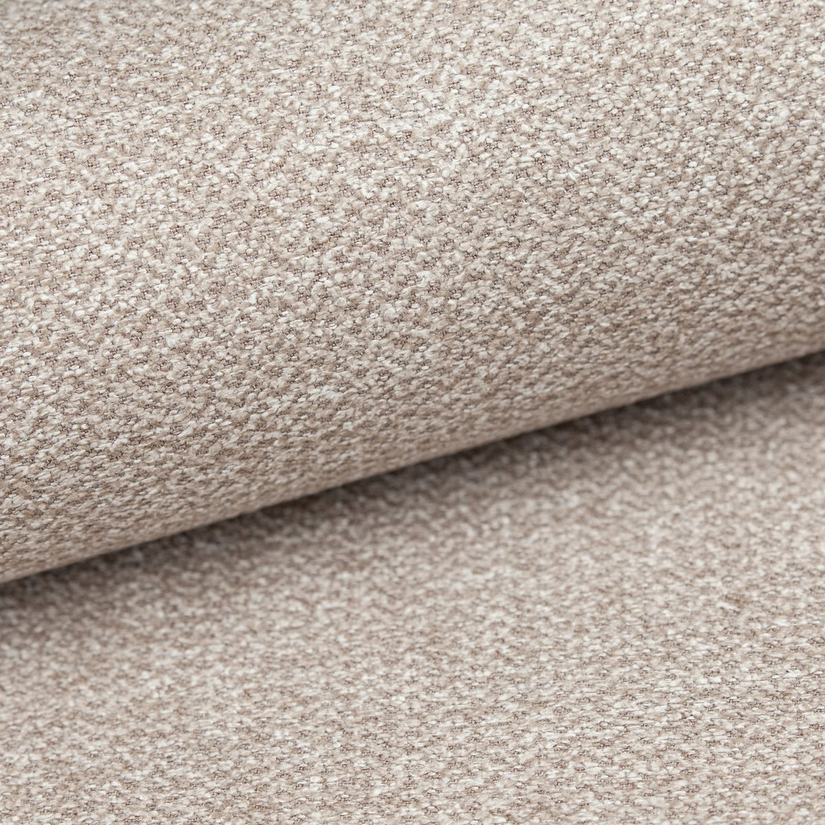 
4-seat designer corner sofa “Avenza” with textured-fabric upholstery - Textured fabric Beige / Left corner section