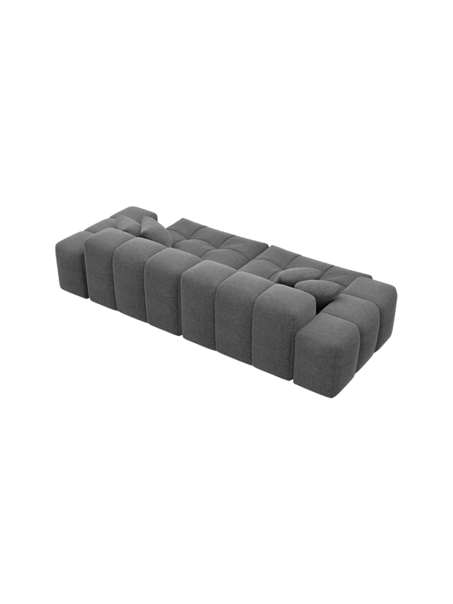 
3-Sitzer Design Sofa „Avenza“ mit Strukturstoff-Bezug - Strukturstoff Anthrazit