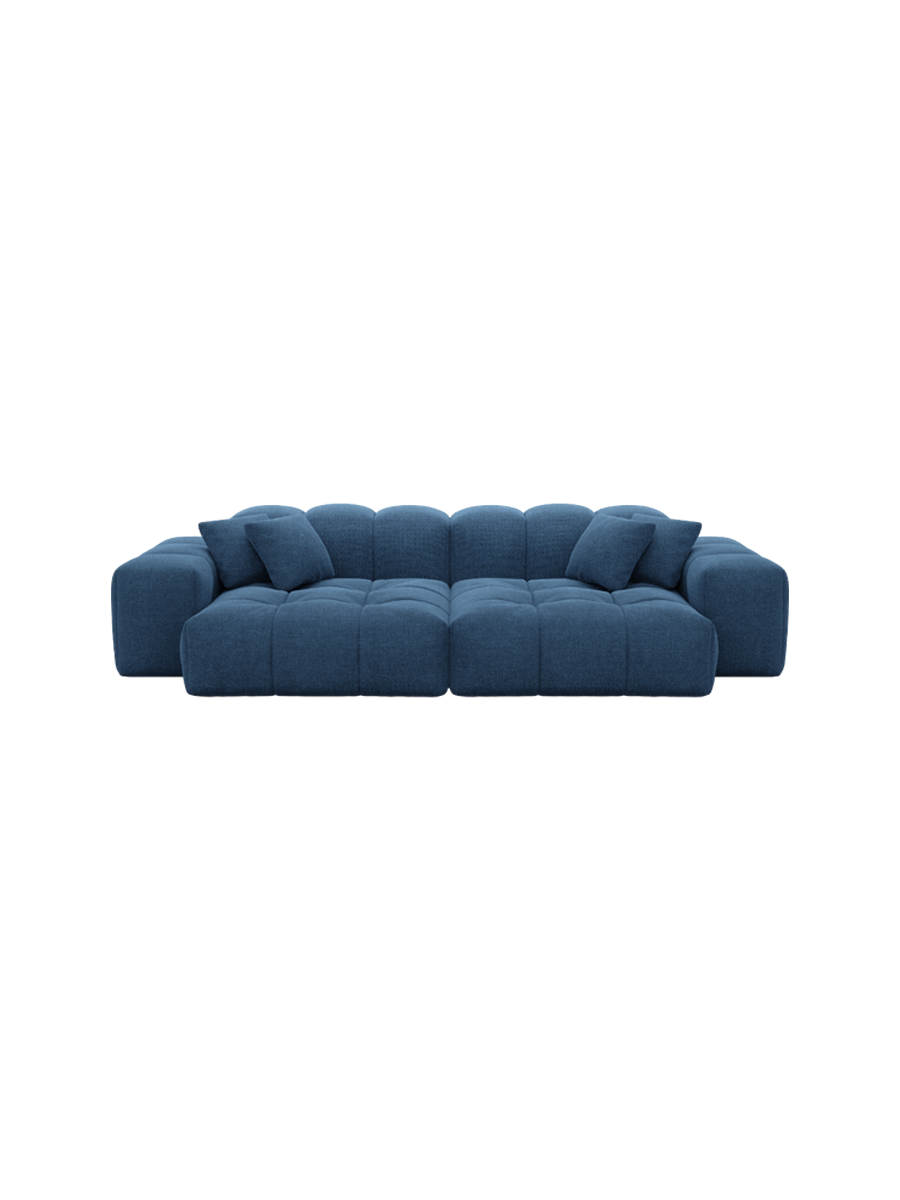 
3-Sitzer Design Sofa „Avenza“ mit Strukturstoff-Bezug - Strukturstoff Anthrazit