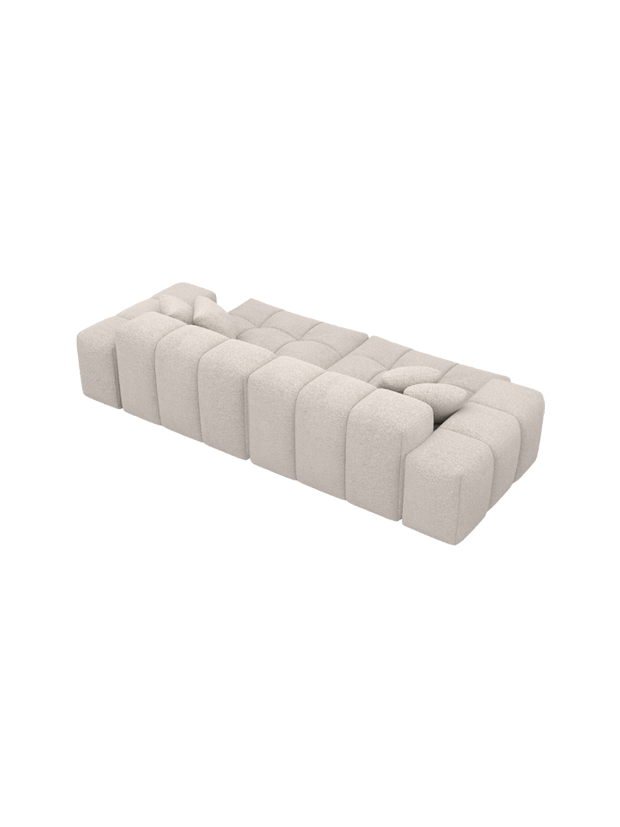 
4-Sitzer Design Sofa „Avenza“ mit Bouclé-Bezug - Bouclé Toffee