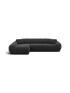 Textured fabric Black