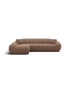 Textured fabric Brown