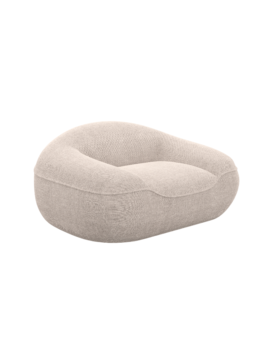 
Design Loungesessel „Novara“ mit Strukturstoff-Bezug - Strukturstoff Anthrazit