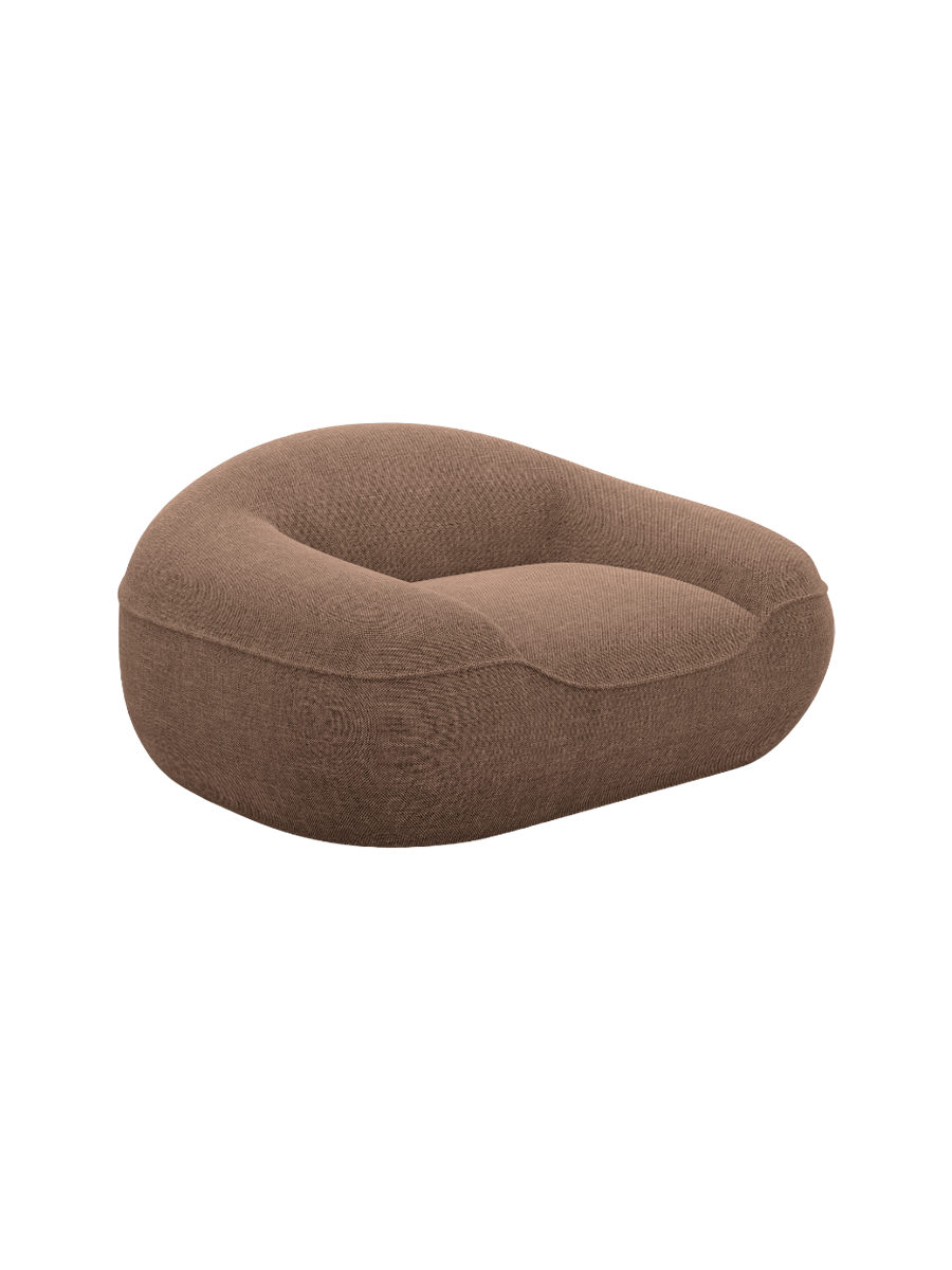 
Design Loungesessel „Novara“ mit Strukturstoff-Bezug - Strukturstoff Anthrazit