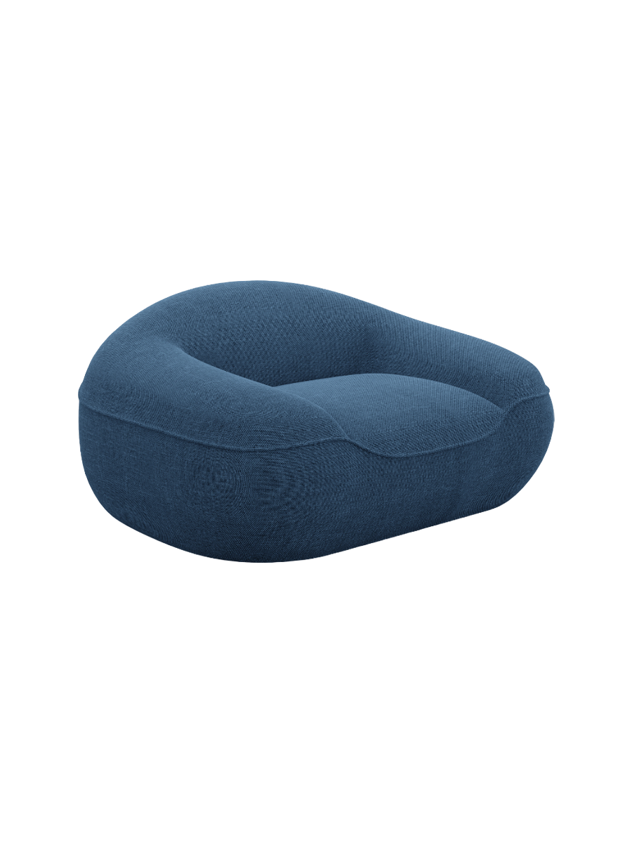 
Design Loungesessel „Novara“ mit Strukturstoff-Bezug - Strukturstoff Anthrazit
