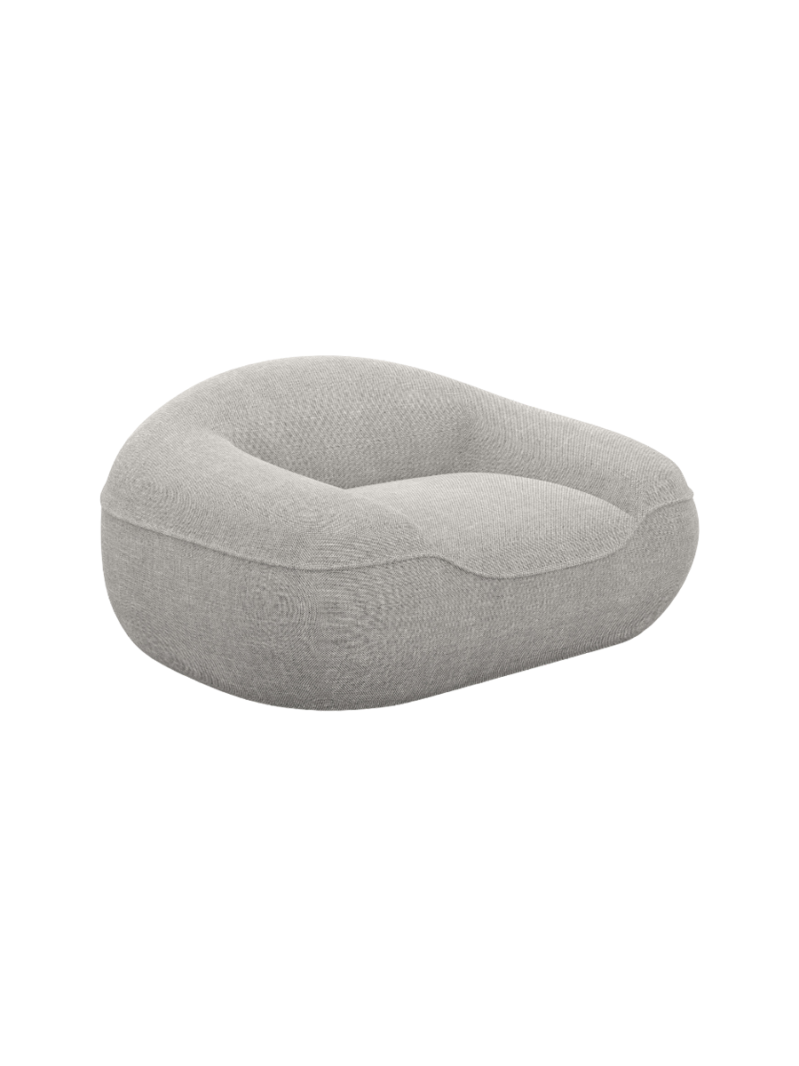 
Design Loungesessel „Novara“ mit Strukturstoff-Bezug - Strukturstoff Anthrazit