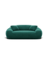 Revêtement en velours vert