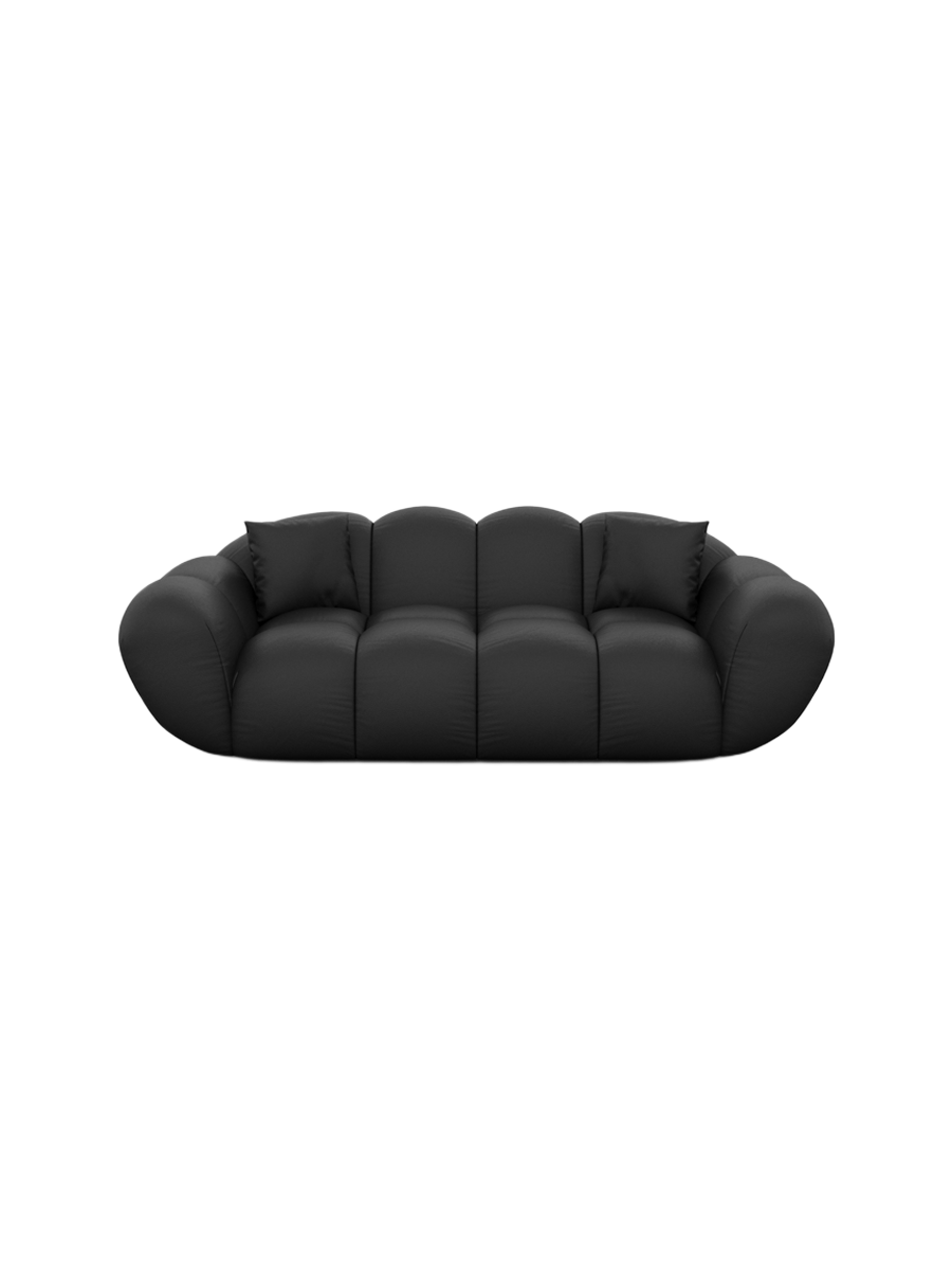 
2-Sitzer Design Echtleder Sofa „Levante“ - Echtleder Beige