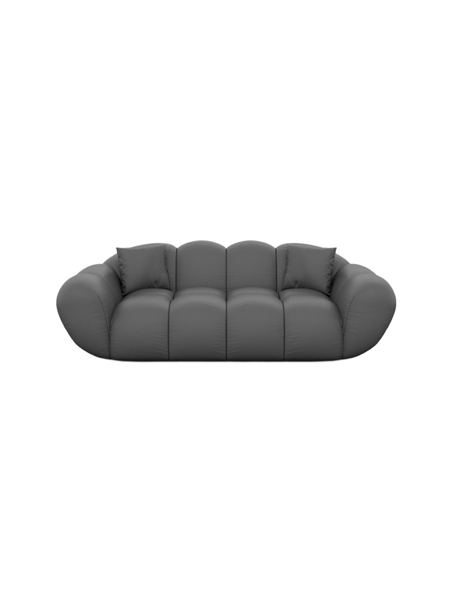 
2-Sitzer Design Echtleder Sofa „Levante“ - Echtleder Beige