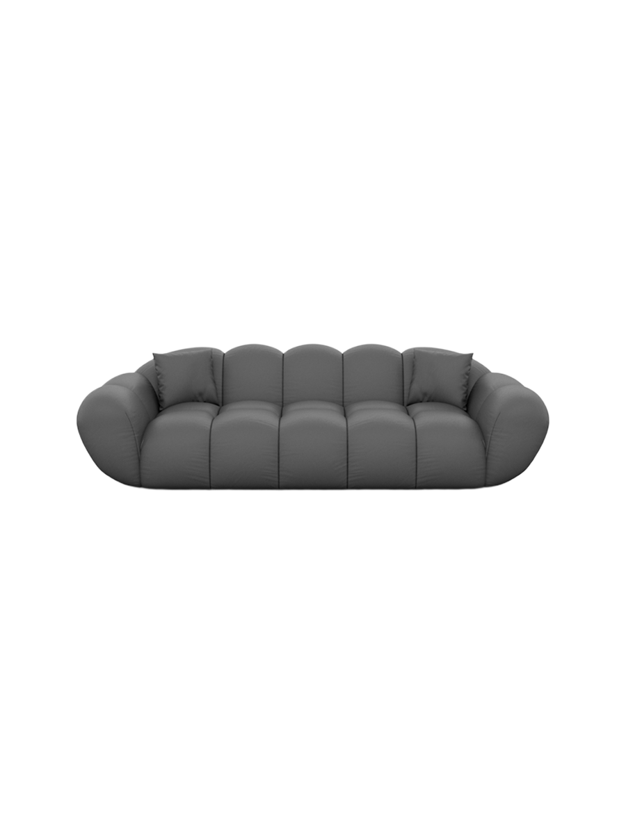 
3-Sitzer Design Echtleder Sofa „Levante“ - Echtleder Beige