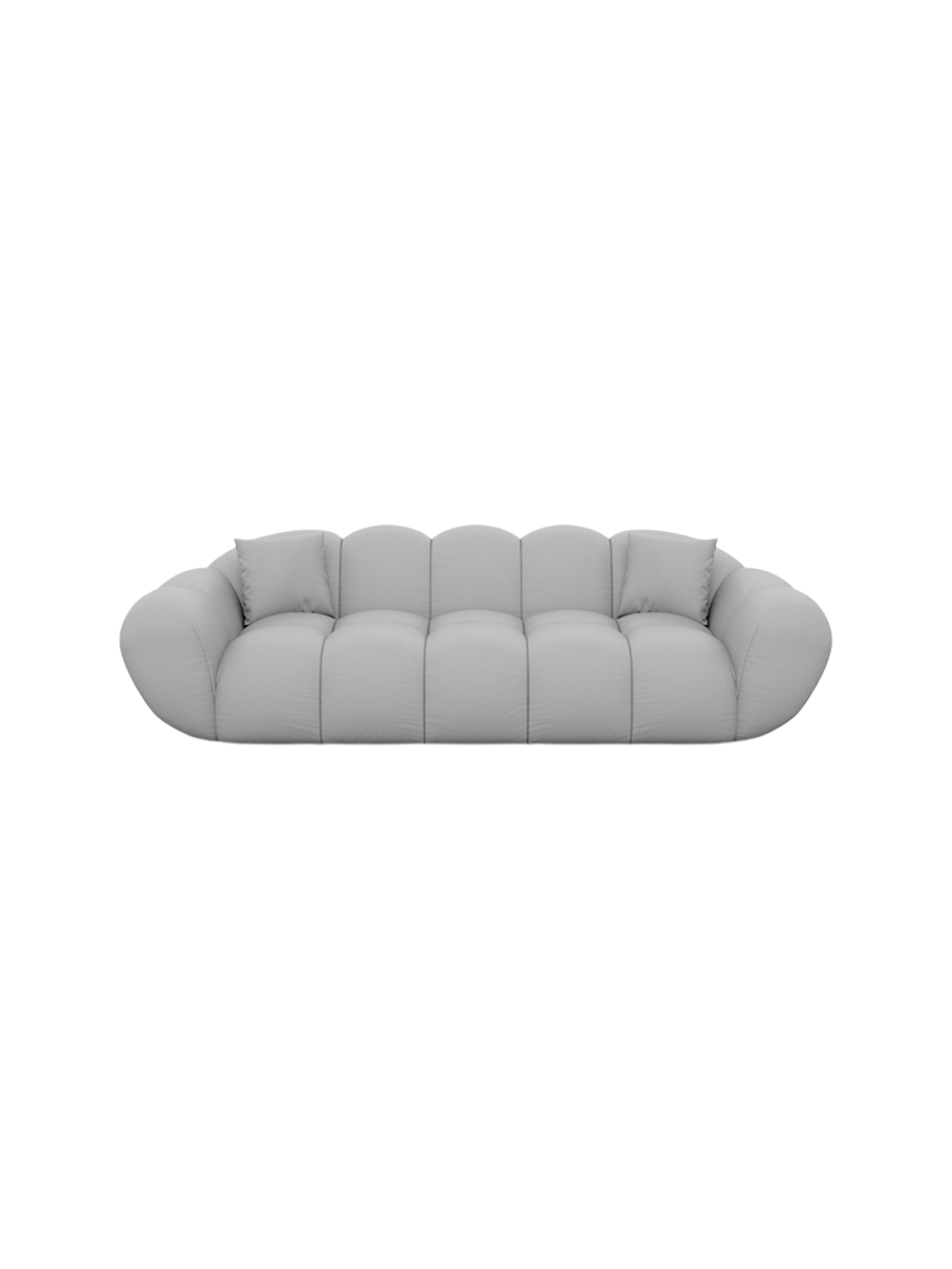 
3-Sitzer Design Echtleder Sofa „Levante“ - Echtleder Beige