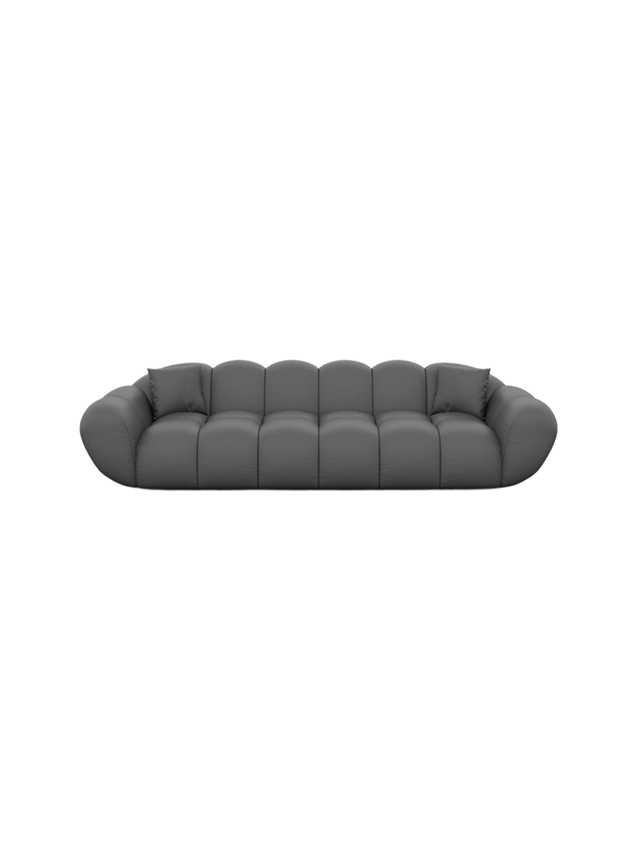 
4-Sitzer Design Echtleder Sofa „Levante“ - Echtleder Beige