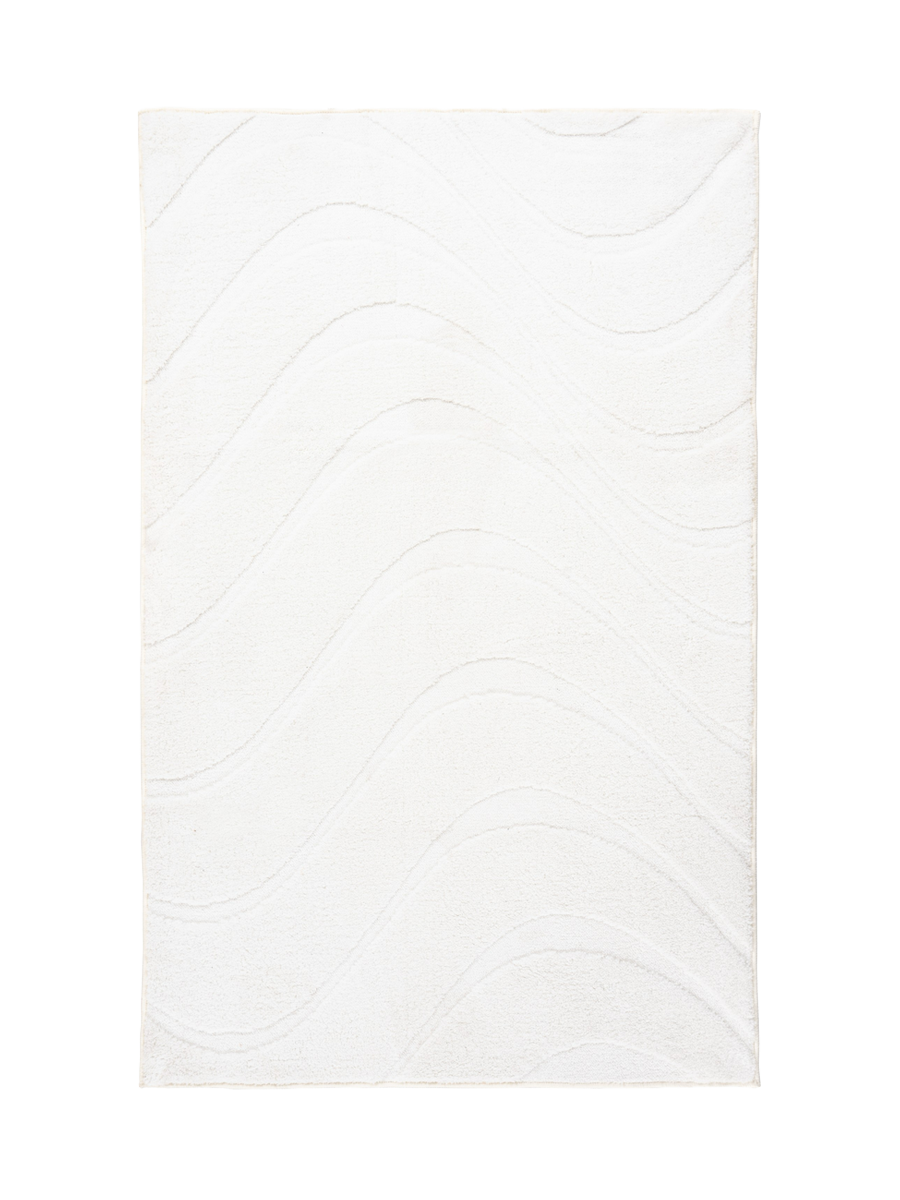 
Hochwertiger, waschbarer Badteppich „Lina“ - Weiss - 40 x 60 cm