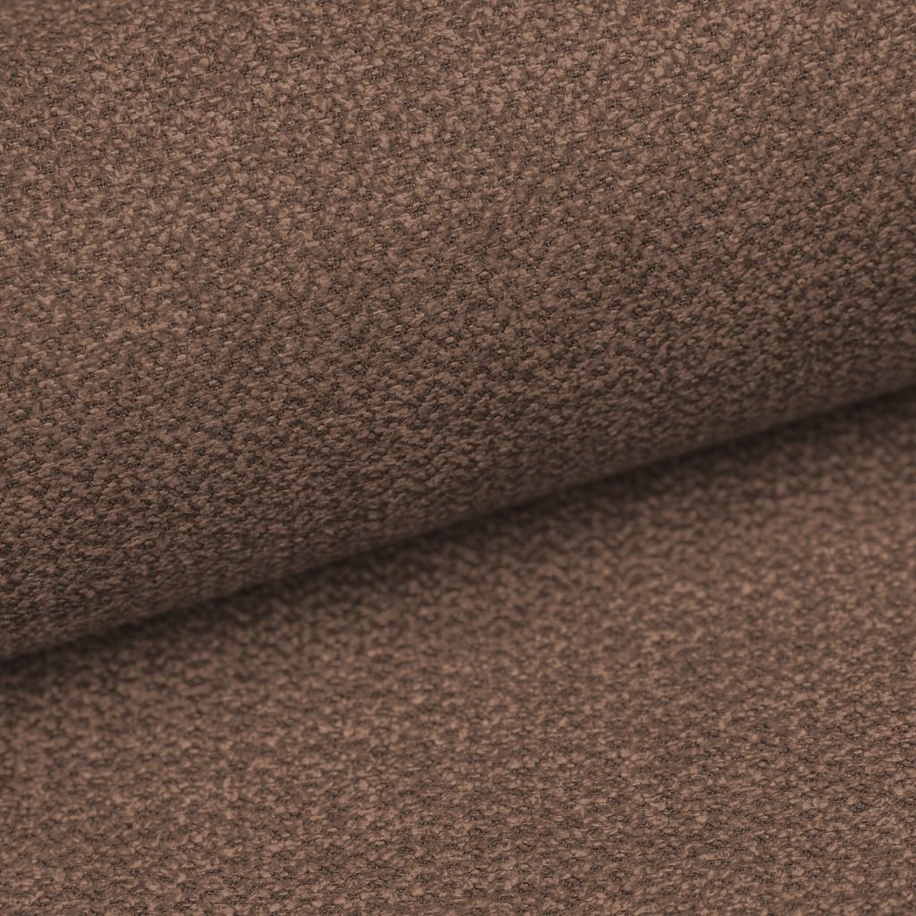 
Design Polsterbett „Zahra“ mit Ablagefach, Webstoff Braun - 140 x 200 cm