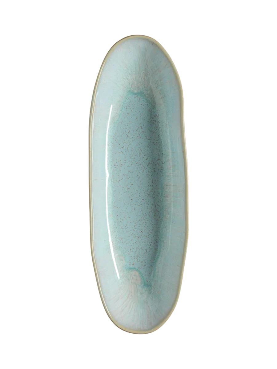 
Handcrafted Serving Platter "Eivissa" - Sea Blue / Medium