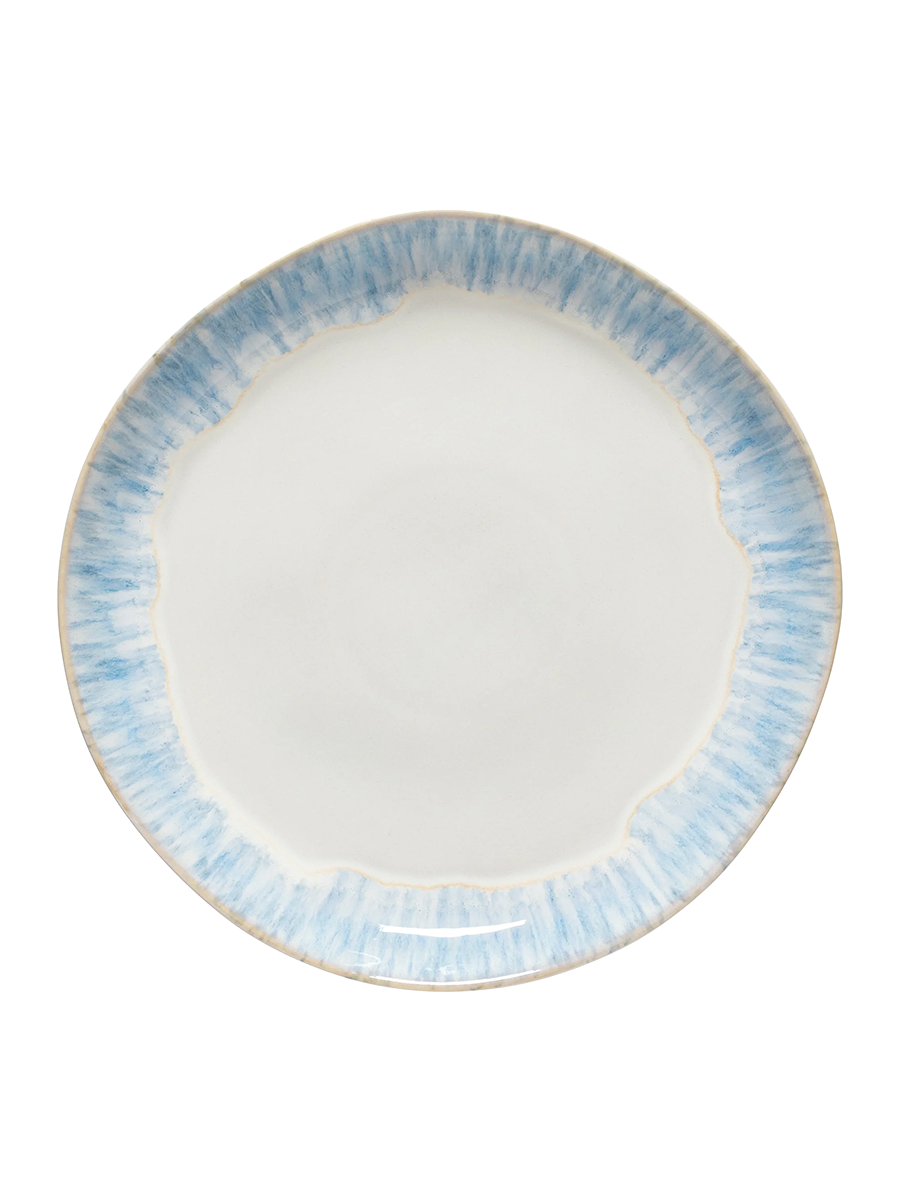 
Handmade Dinner Plate "Brisa" - Blue