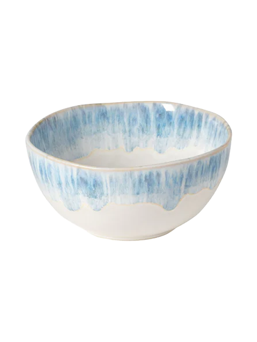 
Handmade, round soup/cereal bowl "Brisa" - Blue