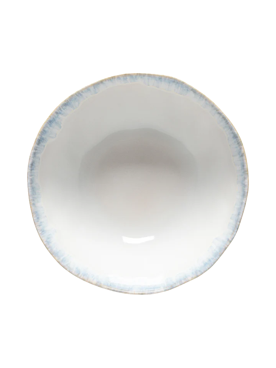 
Handmade Round Serving Bowl "Brisa" - Blue