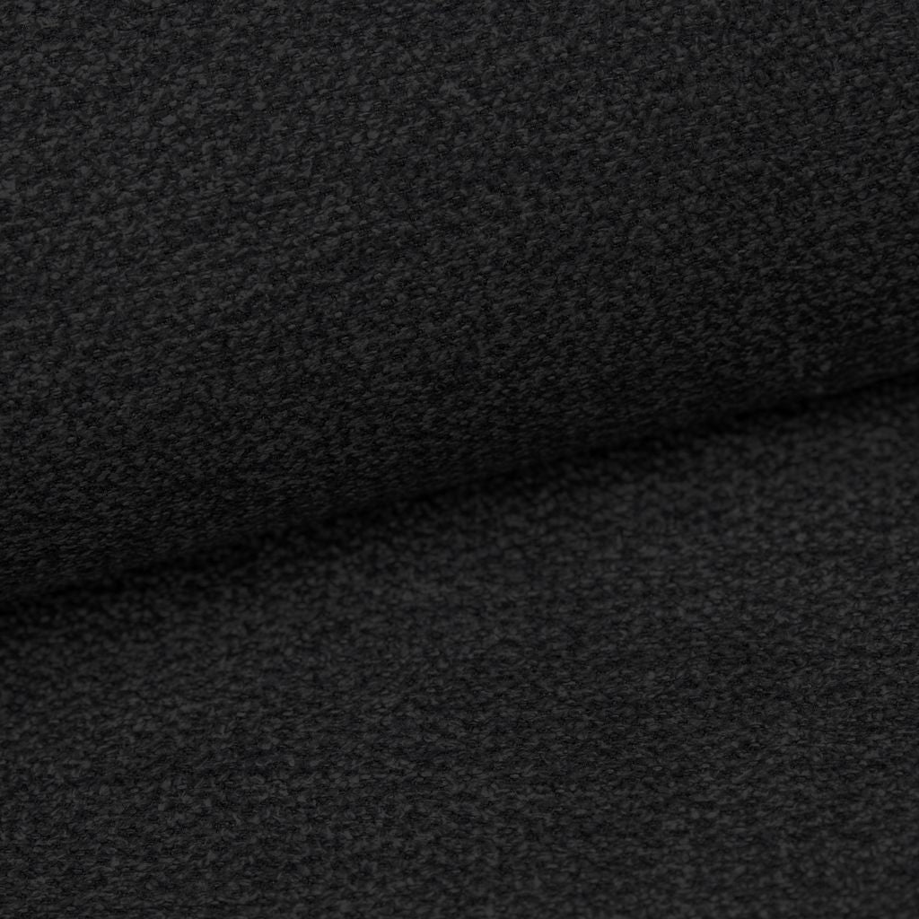 
Design Polsterbett „Amara“ mit Ablagefach, Webstoff Schwarz - 140 x 200 cm