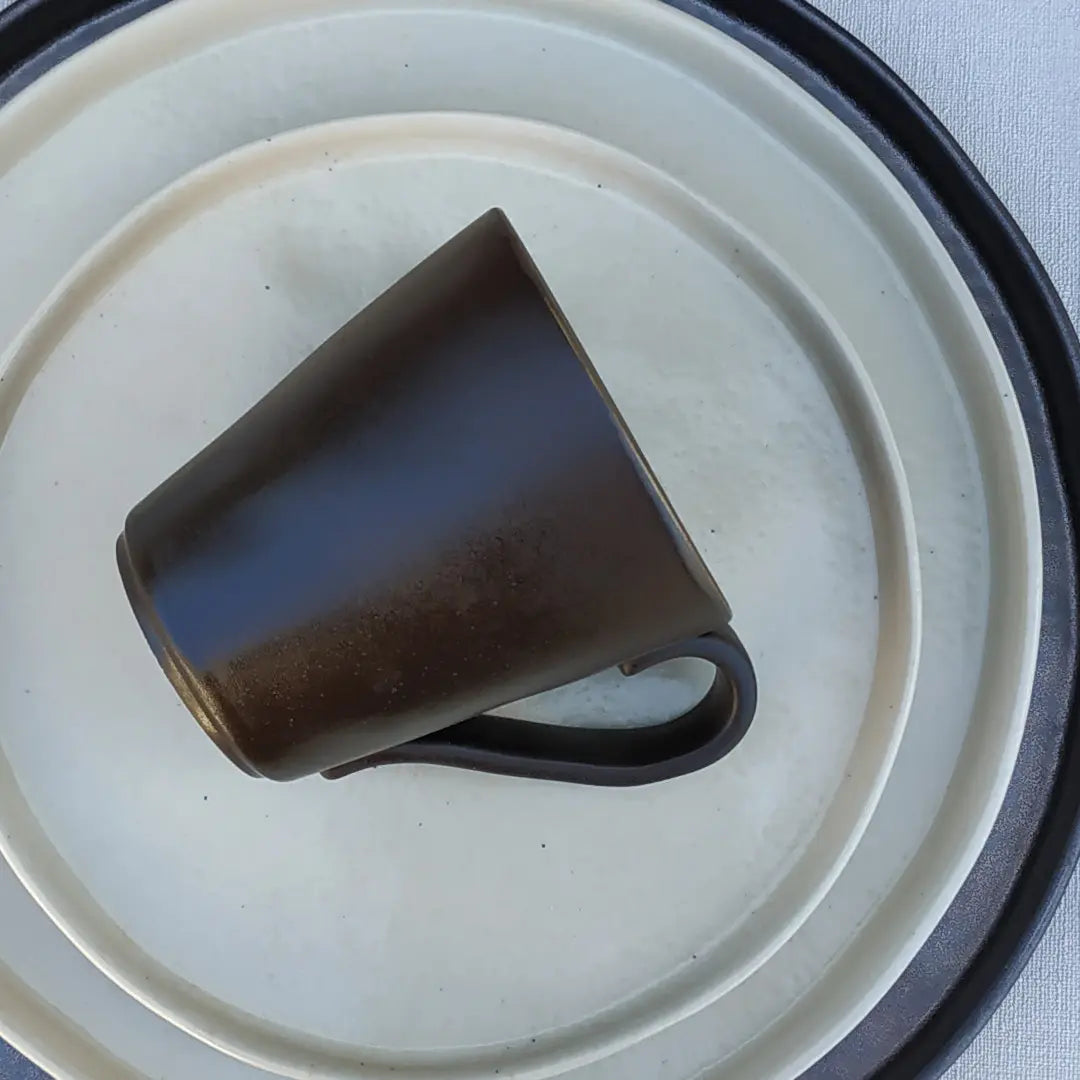 
Handmade Tea & Coffee Mug "Lagoa" - Metallic