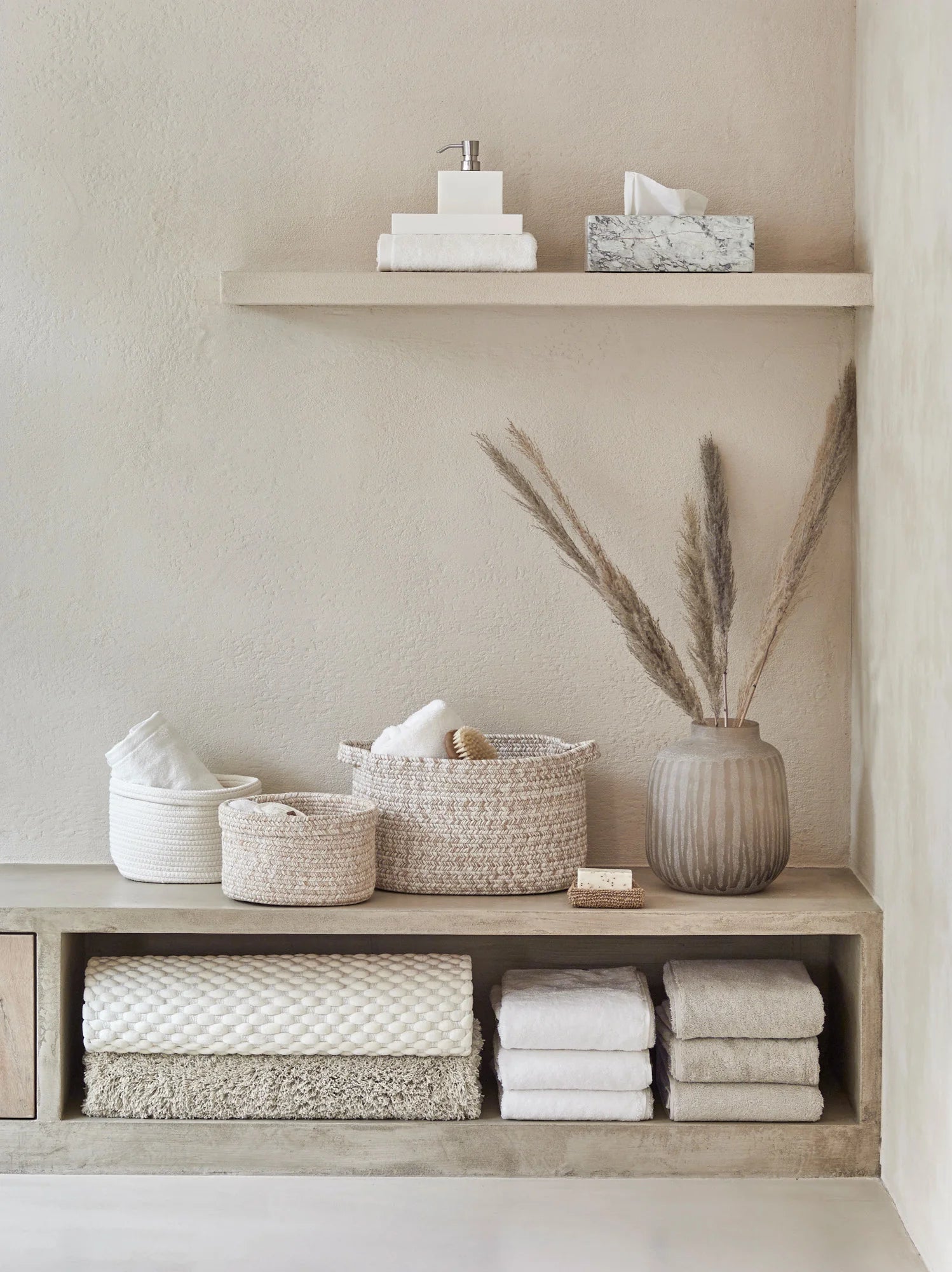 
Serviette de bain « London » en jacquard, disponible en plusieurs tailles - Linen - 30 x 50 cm