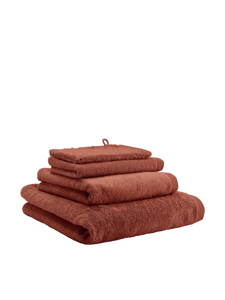 
Jacquard gewebtes Design Handtuch „London“ in verschiedenen Grössen - Brandy - 70 x 130 cm