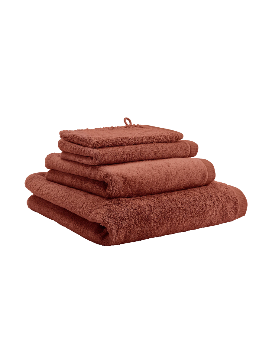 
Jacquard gewebtes Design Handtuch „London“ in verschiedenen Grössen - Brandy - 30 x 50 cm