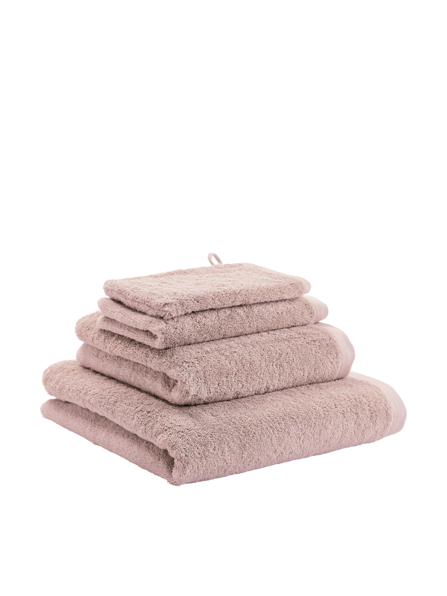 
Serviette de toilette jacquard « London » de différentes tailles - Rose poudré - 55 x 110 cm